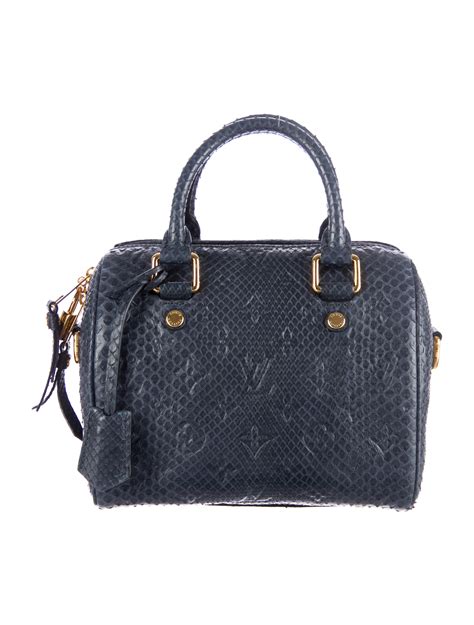 louis vuitton python bag blue|All Handbags .